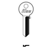 KABA ILCO CORP  191A NP A13  AA00006452              Cylinder Lock Key Blank, Brass, Nickel Plated, 13 Price Group, For Viro