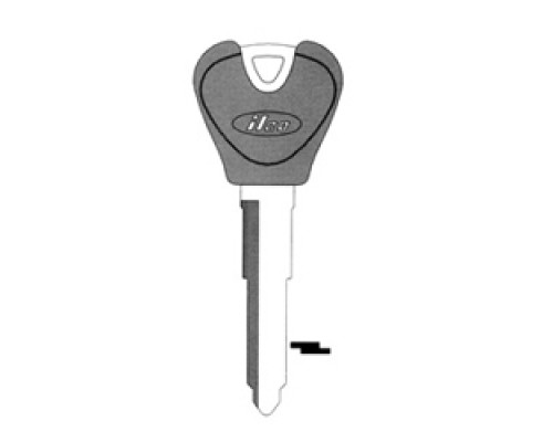 KABA ILCO CORP  H76-P NP A09  AJ01438082              Vehicle Key Blank, Plastic Head, Brass, Nickel Plated, 9 Price Group, For Ford
