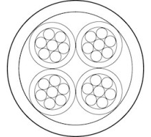 NORTHERN  N1804-1008-0111               18-4C Stranded BC PVC Unshielded - CMP - White - 1000’ Reel