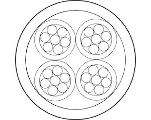 NORTHERN  N1804-1008-0111               18-4C Stranded BC PVC Unshielded - CMP - White - 1000’ Reel