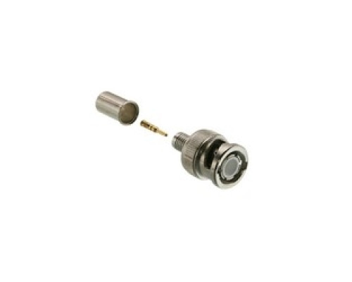 GEM ELECTRONICS 305-2TP        GEM Electronics BNC Crimp Crimp Connector, Male, 50 Ohm, 10 Pack - 305-2TP