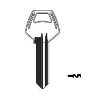 KABA ILCO CORP  Z1-59C2-6 NS A31  IAR50411503              Key Blank, Look-Alike, 6-Pin, C2, Natural Nickel Silver, 6 Price Group, For Corbin/Russwin