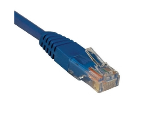 TRIPP LITE N002-015-BL        Cat5e 350MHz Molded Patch Cable RJ45 M/M - Blue, 15-ft.