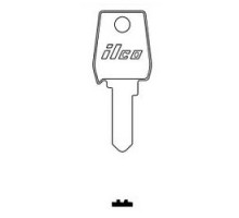 KABA ILCO CORP  PU4 NP A14               Cylinder Lock Key Blank, Brass, Nickel Plated, 14 Price Group, For Pundra