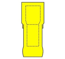 3M  MNU10-250DFIX  7100165255              Disconnect Terminal, Female, Butted Seam Barrel, 600/1000 Volt, 0.87