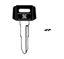 KABA ILCO CORP  YH29 NP A18               Vehicle Key Blank, Brass, Nickel Plated, 18 Price Group, For Yamaha