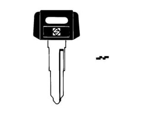 KABA ILCO CORP  YH29 NP A18               Vehicle Key Blank, Brass, Nickel Plated, 18 Price Group, For Yamaha