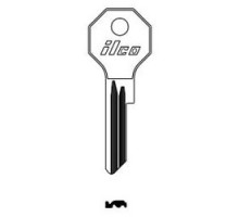 KABA ILCO CORP  X1199B NP A20               Vehicle Key Blank, Brass, Nickel Plated, 20 Price Group, For Chrysler