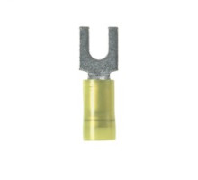PANDUIT  PMNF6-5F-L               Fork Terminal, 4.0 - 6.0mmA2 wire range, M5 stud size, nylon barrel insulated, funnel entry.