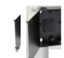 CORNING SPH-01P        Single-Panel Housing SPH Wall-mountable, Holds one CCH Connector Panel, Black