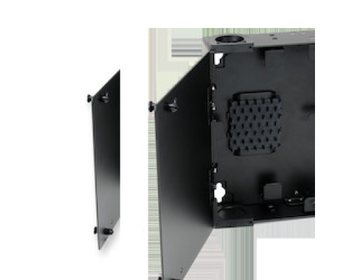 CORNING SPH-01P        Single-Panel Housing SPH Wall-mountable, Holds one CCH Connector Panel, Black