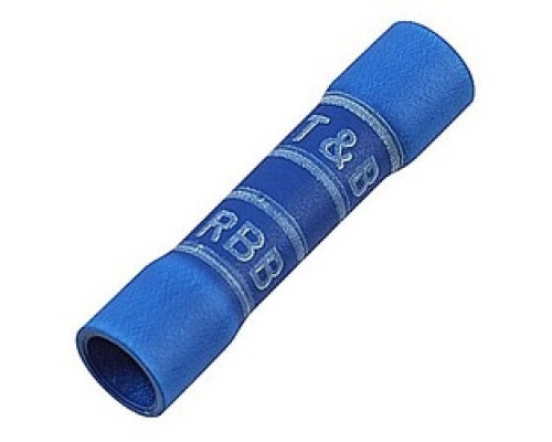 THOMAS & BETTS  KV14-BS-M               Insulated Vinyl Butt Splice for Wire Range 16-14, Blue