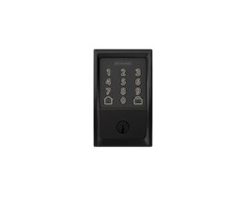 SCHLAGE ALLEGION BRAND  BE489WBC CEN 622        BE489WBC CEN 622    ENCODE SMART WIFI DEADBOLT CENTURY MATTE BLACK