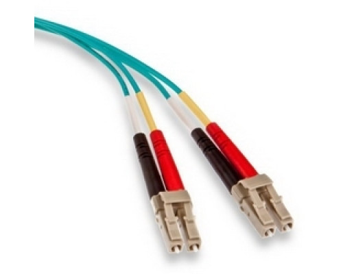 LEVITON  5LDLC-M05               Fiber Patch Cord, 50/125 Laser Optimized Multimode, Duplex, LC to LC, 5 Meters