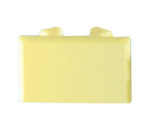 ORTRONICS 40324500        Colored Snap-in Icon Blank , package of 100, Lt Yellow