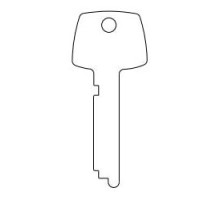 KABA ILCO CORP  1333 NS A35  AD01089003              Safe Deposit Key Blank, 0.33