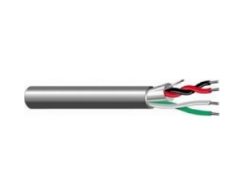 WEST PENN WIRE  25440BGY1000               18Awg. 2 Pair Stranded bare copper conductors, individually shielded with an overall jacket