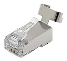 IDEAL INDUSTRIES  85-368               Shielded Feed-Thru CAT6A/6/5e Modular Plug 25/PK