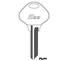 KABA ILCO CORP  999K3 NP A10  AL00000542              Cylinder Lock Key Blank, 6-Pin, Brass, Nickel Plated, 10 Price Group, For Yale