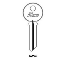 KABA ILCO CORP  997PA NP A10  AA00015882              Cylinder Lock Key Blank, Brass, Nickel Plated, 10 Price Group, For Yale