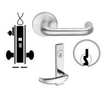 SCHLAGE ALLEGION BRAND  L9092PEU-RX 03L 625 C 12/24VDC        Door Mortise Lock, Keyed, Electrically Unlocking, C Keyway, 12/24 Volt DC, 2-13/16