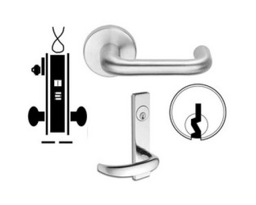 SCHLAGE ALLEGION BRAND  L9092PEU 03L 625 C 12/24VDC        Door Mortise Lock, Keyed, Electrically Unlocking, C Keyway, 12/24 Volt DC, 2-13/16