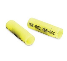 THOMAS & BETTS  2C-12               Nylon-Insulated Parallel Splice, Length 0.90in, Width 0.28in, Wire Range #14-#12 AWG, Yellow, Copper, Tin Plated