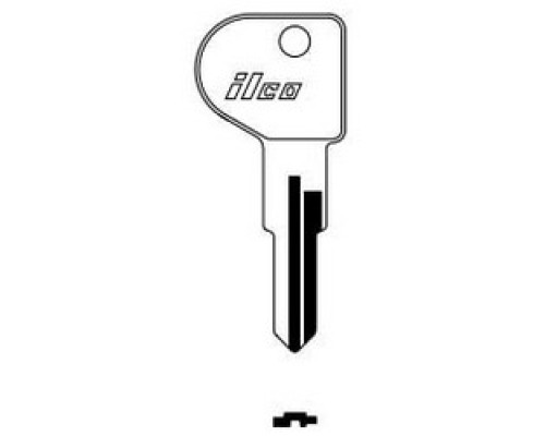KABA ILCO CORP  1669 NP A05  AA00019662              Vehicle Key Blank, Brass, Nickel Plated, 5 Price Group, For Canada Post