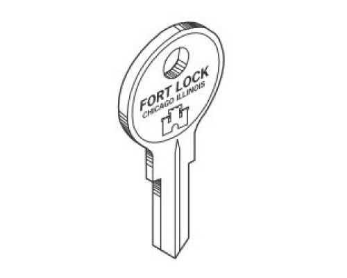 FORT LOCK NATIONAL CABINET  K54G        Lock Key Blank, For 23000 Series 4 and 5 Disc Tumbler Lock