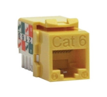 TRIPP LITE  N238-001-YW               Cat6/Cat5e 110 Style Punch Down Keystone Jack - Yellow, TAA