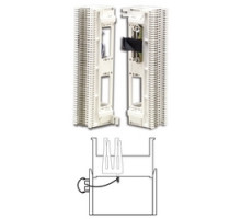 SIEMON COMPANY M2-3W        Prewired Block, S66, M Series 4x50, 25 Pair, Wire Wrapped, 1 25 Pair Female Connector, S89D Bracket
