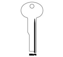 KABA ILCO CORP  LB3 NS A93               Safe Deposit Key Blank, 0.32