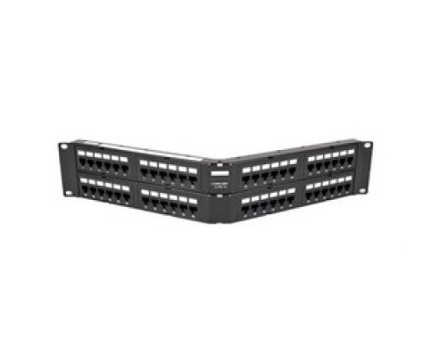 COMMSCOPE UNIPRISE SOLUTIONS  760162834  UNPA-6A-DM-2U-48              Uniprise Category 6a 48 Port Patch Panel, angled