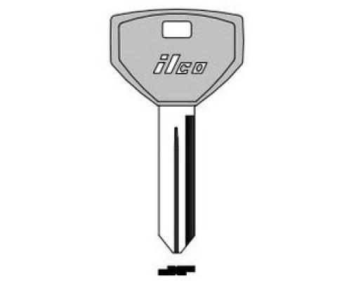 KABA ILCO CORP  Y154-P NP A09  AJ01163021              Vehicle Key Blank, Plastic Head, Natural Brass, 9 Price Group, For Chrysler