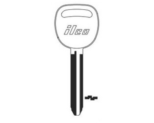 KABA ILCO CORP  B110 NP A05  P1114              Vehicle Key Blank, Brass, Nickel Plated, 5 Price Group, For General Motors