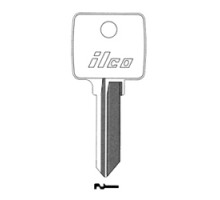 KABA ILCO CORP  1131R NP A13  AA53904012              Cylinder Lock Key Blank, Brass, Nickel Plated, 13 Price Group, For Arco