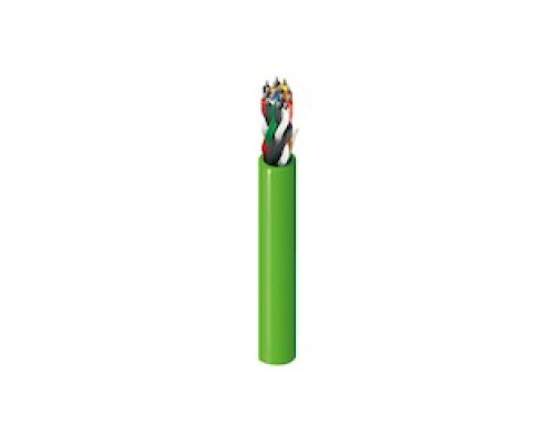 BELDEN BAV  DEIP188U               Digital Electricity optimized, Indoor, 18 awg, 8 Stranded Tinned-Copper Pairs, Unshielded, Plenum Rated Apple Green Jacket