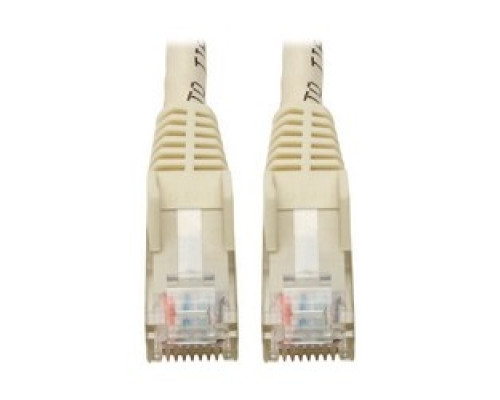 TRIPP LITE N201-06N-WH        Premium Cat6 Gigabit Snagless Molded UTP Patch Cable, 24 AWG, 550 MHz/1 Gbps RJ45 M/M , White, 6 in.