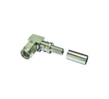 TIMES MICROWAVE EZ-200-SM-RA-SS-X 3190-6006       SMA MALE PLUG CRIMP   CONNECTOR RIGHT ANGLE NO  BRAID TRIM