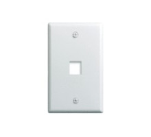 ON-Q/LEGRAND  WP3401WH10  WP3401-WH-10              Keystone Wallplate, 1-Gang, 1-Port, 2.94