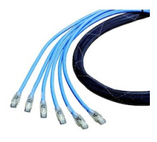 BELDEN  CAF1100032A06               10GX Shielded Cable Assembly, Bonded-Pair, 4-Pair, 6-Cable, 23 AWG, Solid, CMR, T568A/B-T568A/B, Black, 32 ft