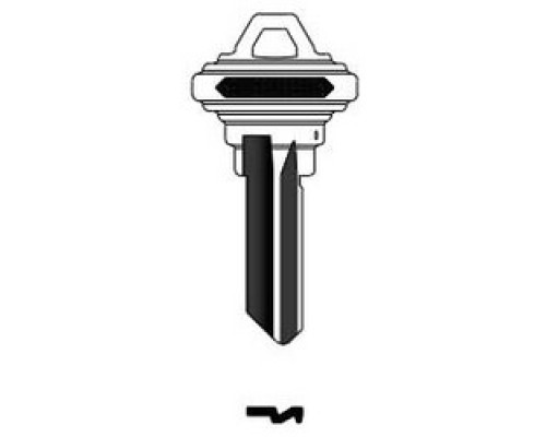 KABA ILCO CORP  100C-BR BR A01  IAR47252003              Key Blank, Look-Alike, 5-Pin, C Keyway, Natural Brass, 1 Price Group, For Schlage