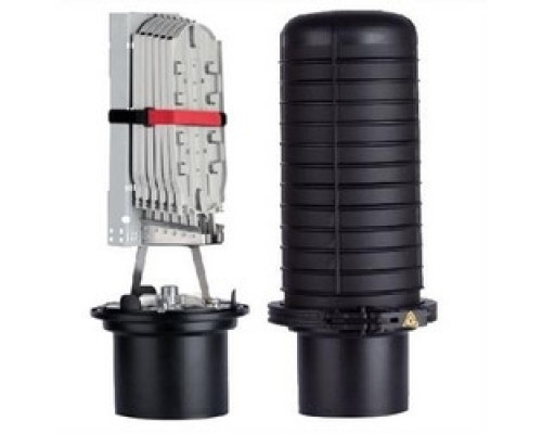 COMMSCOPE  F99549-000  FOSC450-A4-2-12-1-A1V              FOSC450 A4 Fiber Optic Splice Closure, Gel Cable Sealing, One Pre-installed 12-splice Tray, 2 Cable Attachments, One Ground Feedthrough Lug, With Test Valve