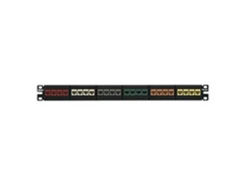 PANDUIT  NKFP24Y               NetKey Patch Panel 24 Port 1 RU BL