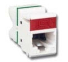 SIEMON COMPANY  MX6-F02               Copper, Outlet, MAX, UTP, Category 6, RJ45, Flat, White, Punch down, T568A/B