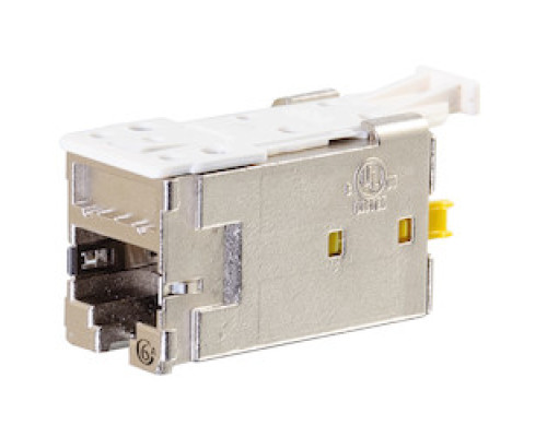 ORTRONICS  HDJS6A               Clarity CAT 6A Shielded High Density Jack, T568A/B, Lacing Cap Termination