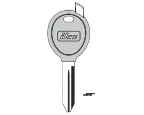 KABA ILCO CORP  Y160-GTS NP A71  AJ00001430              Vehicle Key Shell, Look-Alike, Brass, Nickel Plated, With GTI Transponder, For Chrysler/Dodge/Jeep