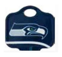 KABA ILCO CORP  KW1-NFL-SEAHAWKS A46               Decorative Key Blank, NFL Team Key, Kwikset/Titan, Seahawks Logo, KW1 Keyway, 46 Price Group