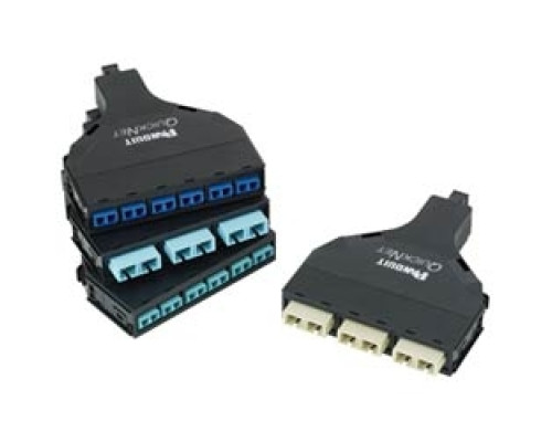 PANDUIT  FQZO-12-10AS               QuickNet SFQ MPO-LC Cassette OM4 12 Fiber Method A