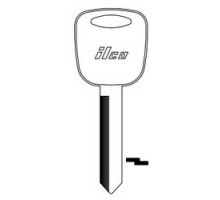 KABA ILCO CORP  H71 NP A05  1195FD              Vehicle Key Blank, Brass, Nickel Plated, 5 Price Group, For Ford